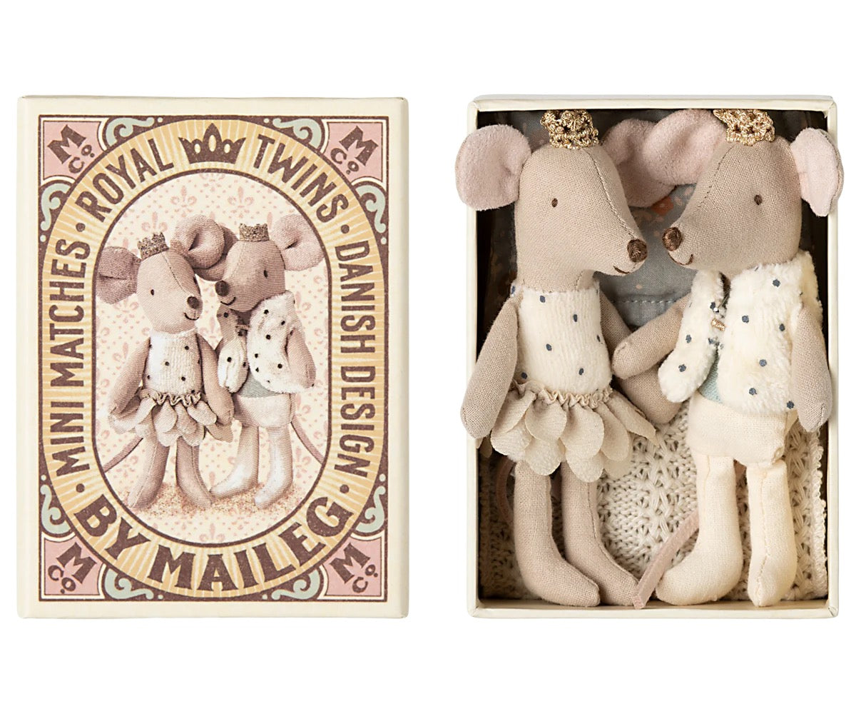 Royal twin mice, Little sister and brother in matchbox 2025