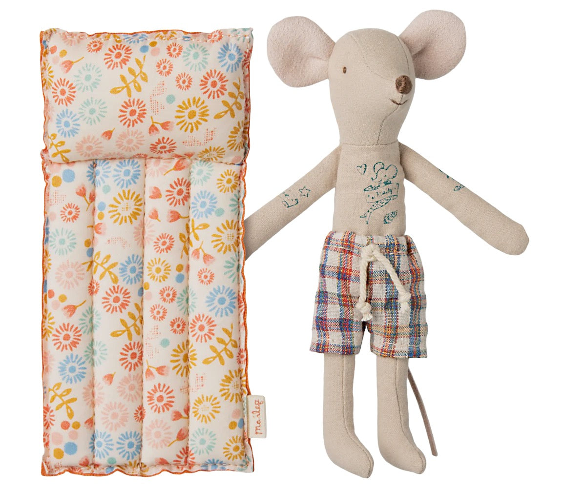 Beach mouse with air mattress, Dad - Flower 2025  in stock