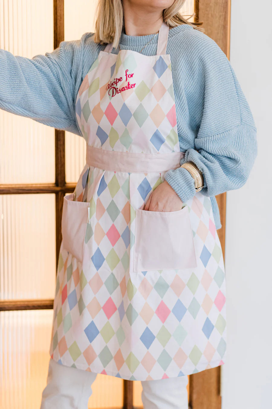 YVONNE ELLEN HARLEQUIN APRON