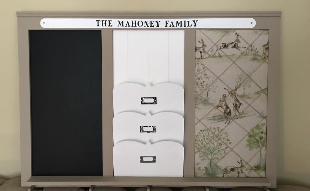 Olive Notice Board - Made In York-  waiting  list