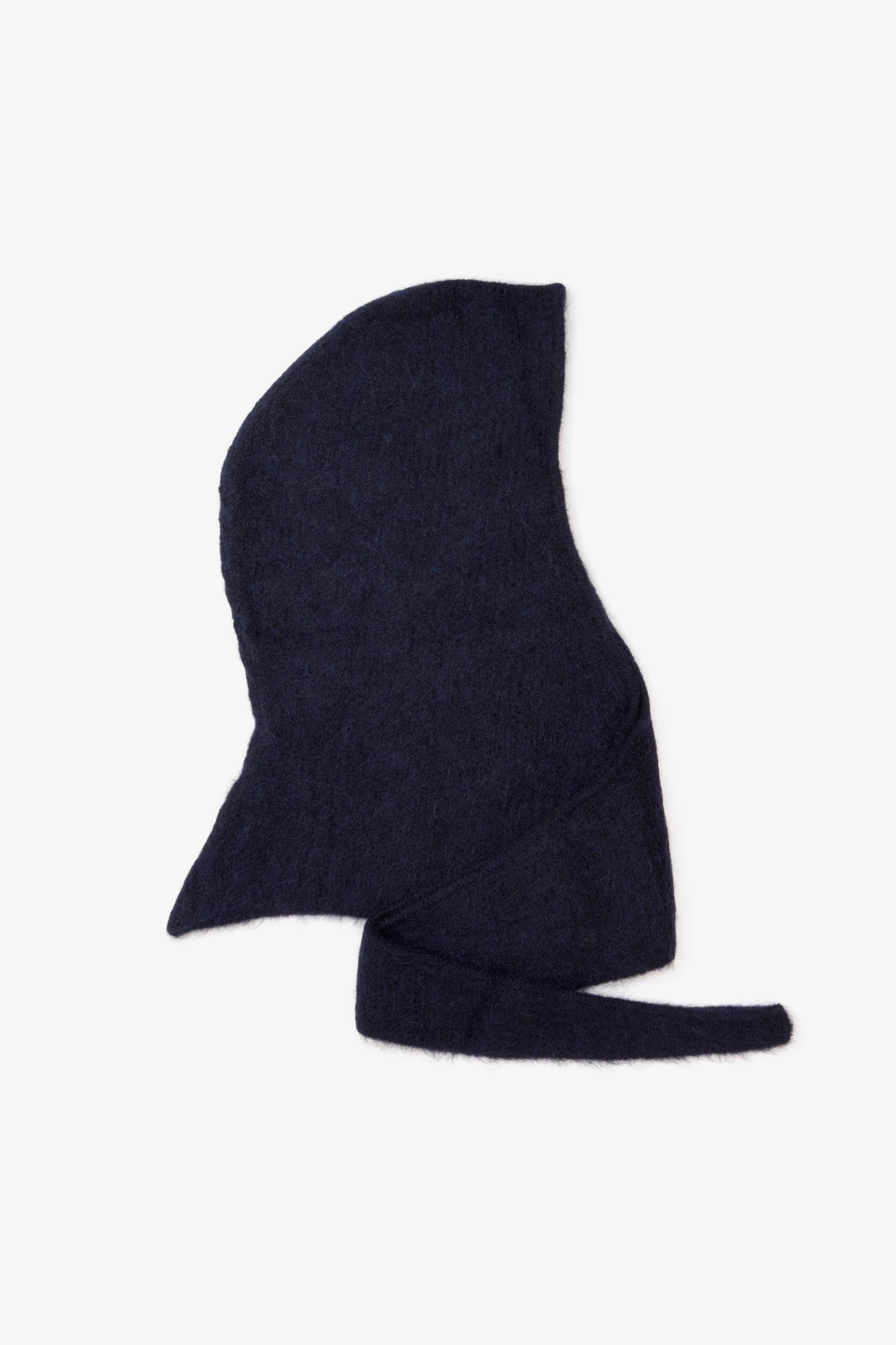 The Alpaca Hooded Scarf - Deep Sea Navy - AW25