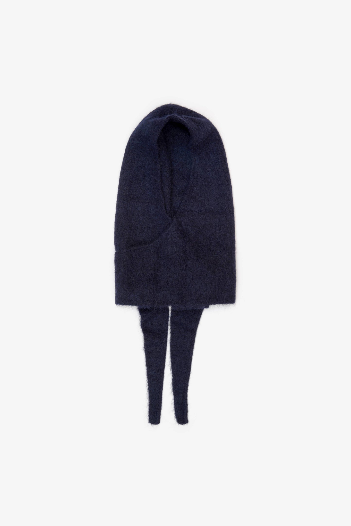 The Alpaca Hooded Scarf - Deep Sea Navy - AW25