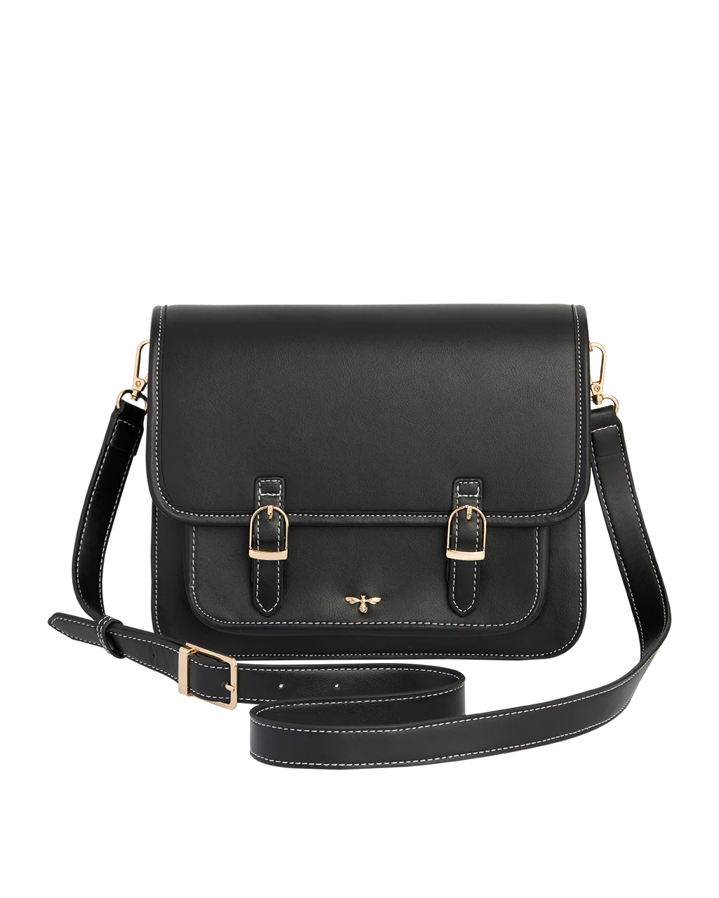 Into the Woods Black  Classic Satchel
