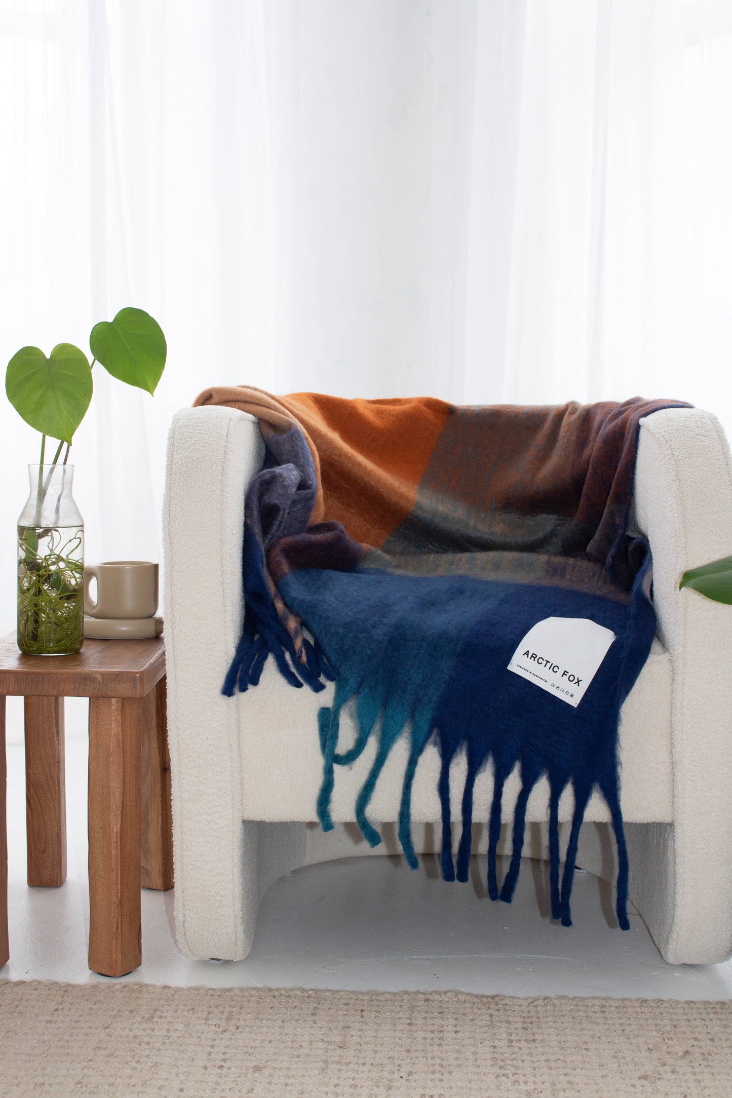 The Reykjavik Throw - 100% Recycled - Tokyo Lights - AW24