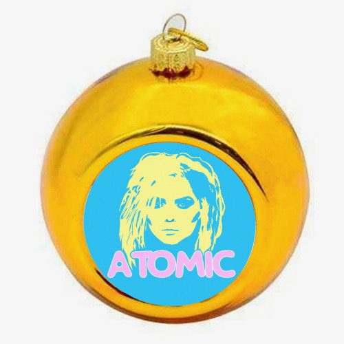 Christmas Baubles 'atomic Blondie