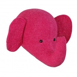 Colour Drench Elephant Head Mini -Pink  pre order