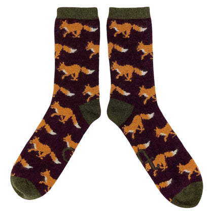 Men's Lambswool Ankle Socks