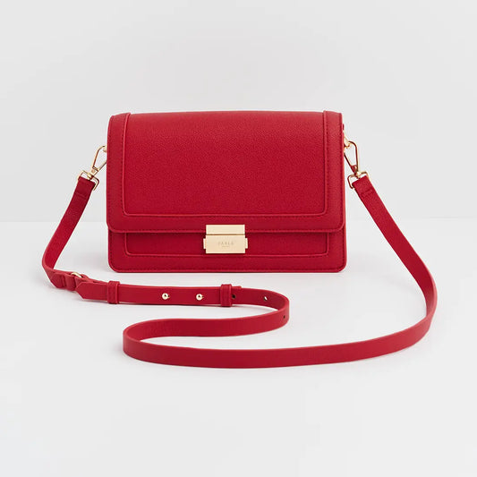 Red Foldover Bag