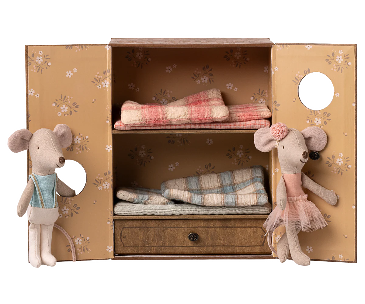 Ballet mice in dance studio, Little sister and brother pre order A/W2025