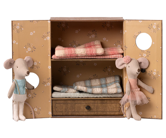 Ballet mice in dance studio, Little sister and brother pre order A/W2025