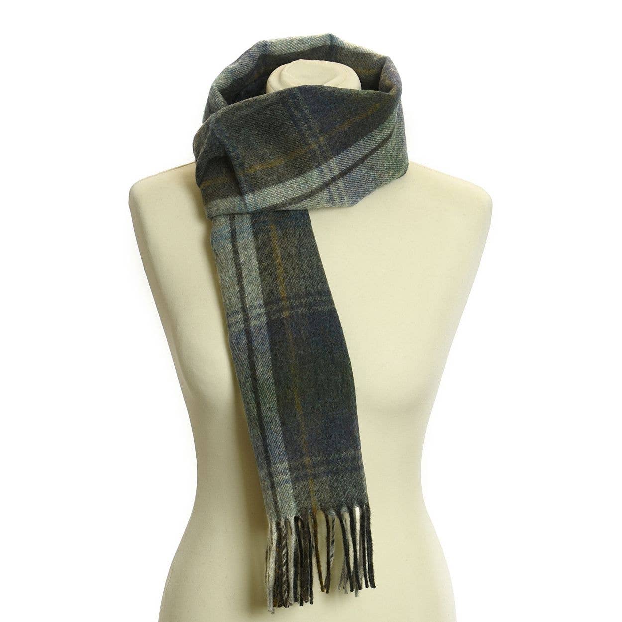 Lambswool Country Check Scarf