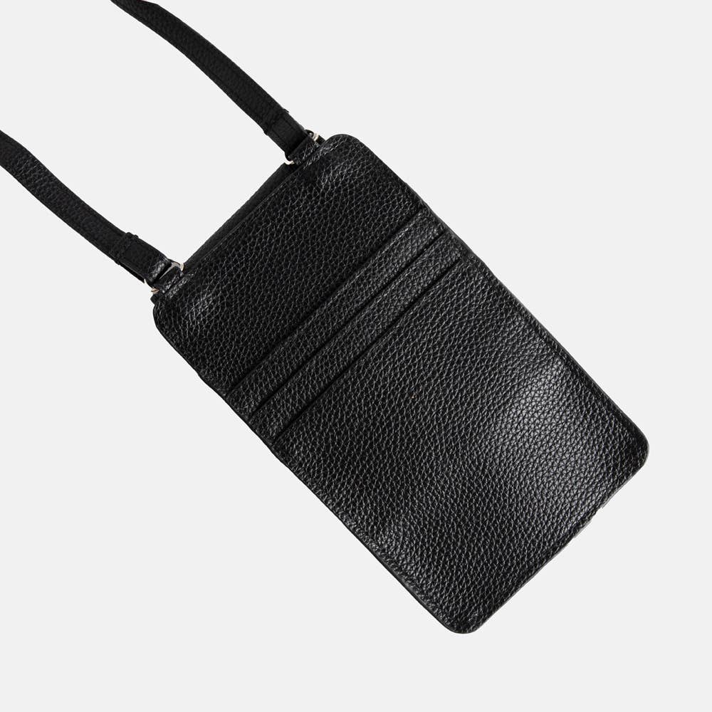 Black PU Phone Bag