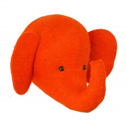 Colour Drench Elephant Head Mini -Orange pre order