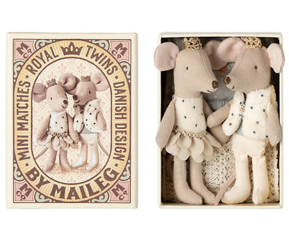 Royal twin mice, Little sister and brother in matchbox 2025 (Not in sale)