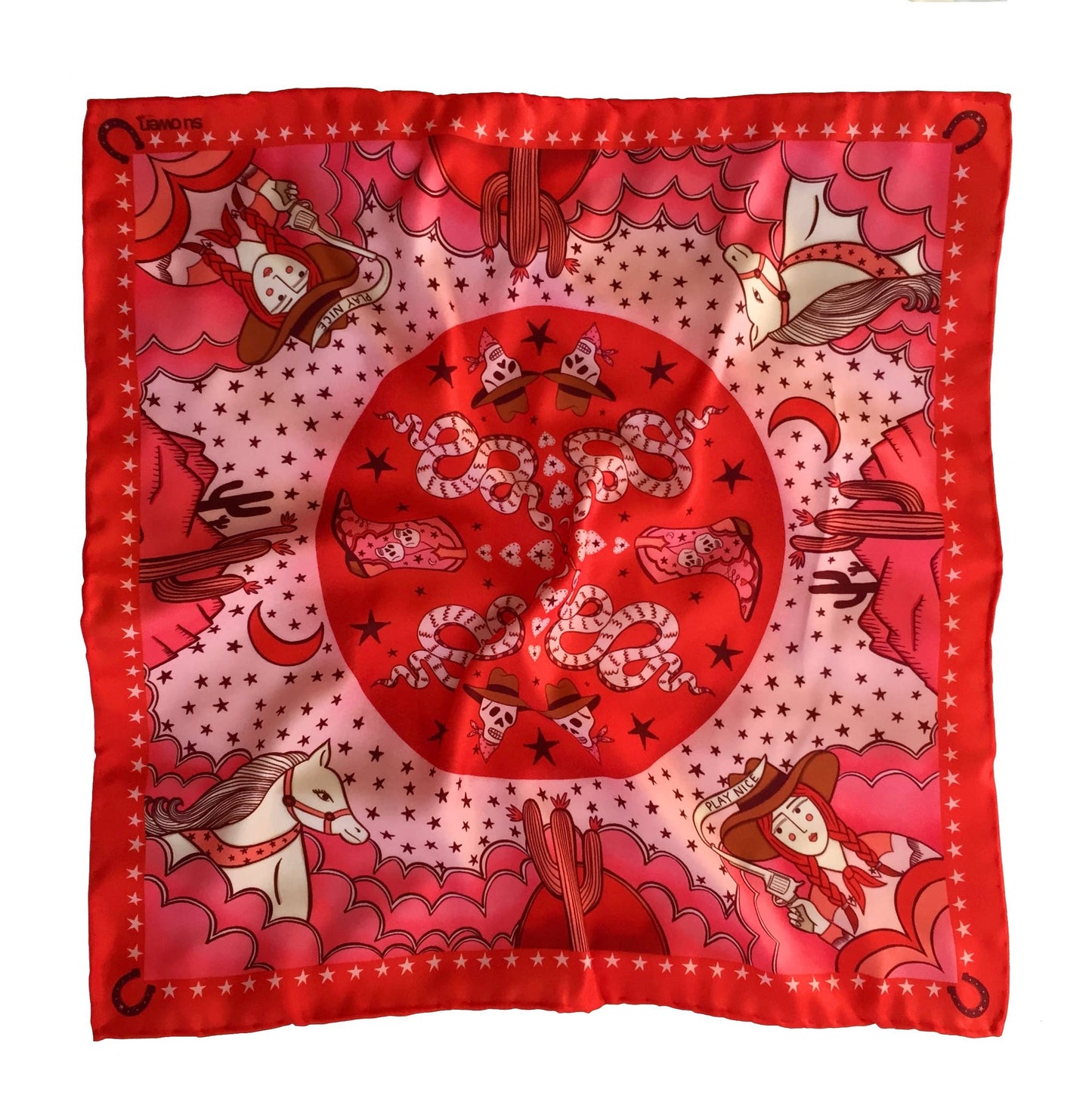 Cowgirl Unisex Eco Pocket Square/Neckerchief