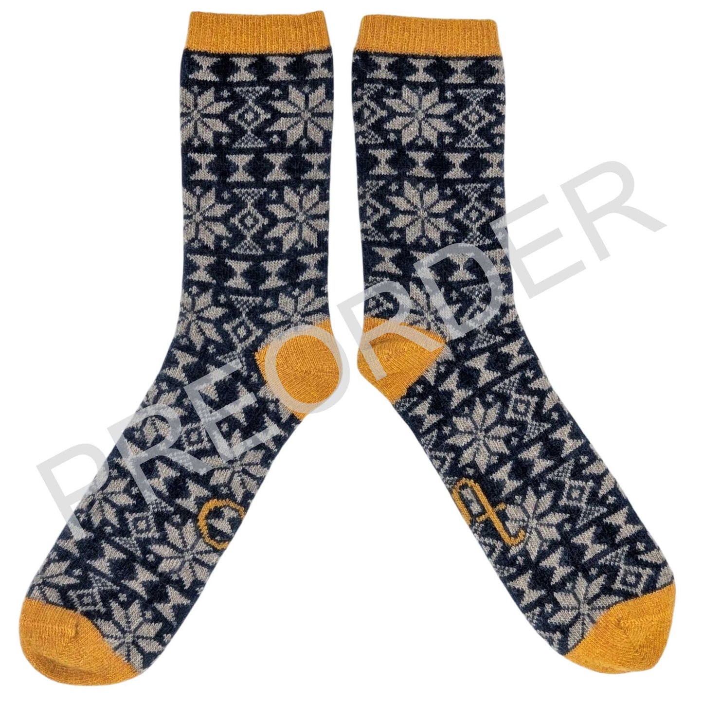 PREORDER - Men's Lambswool Ankle Socks