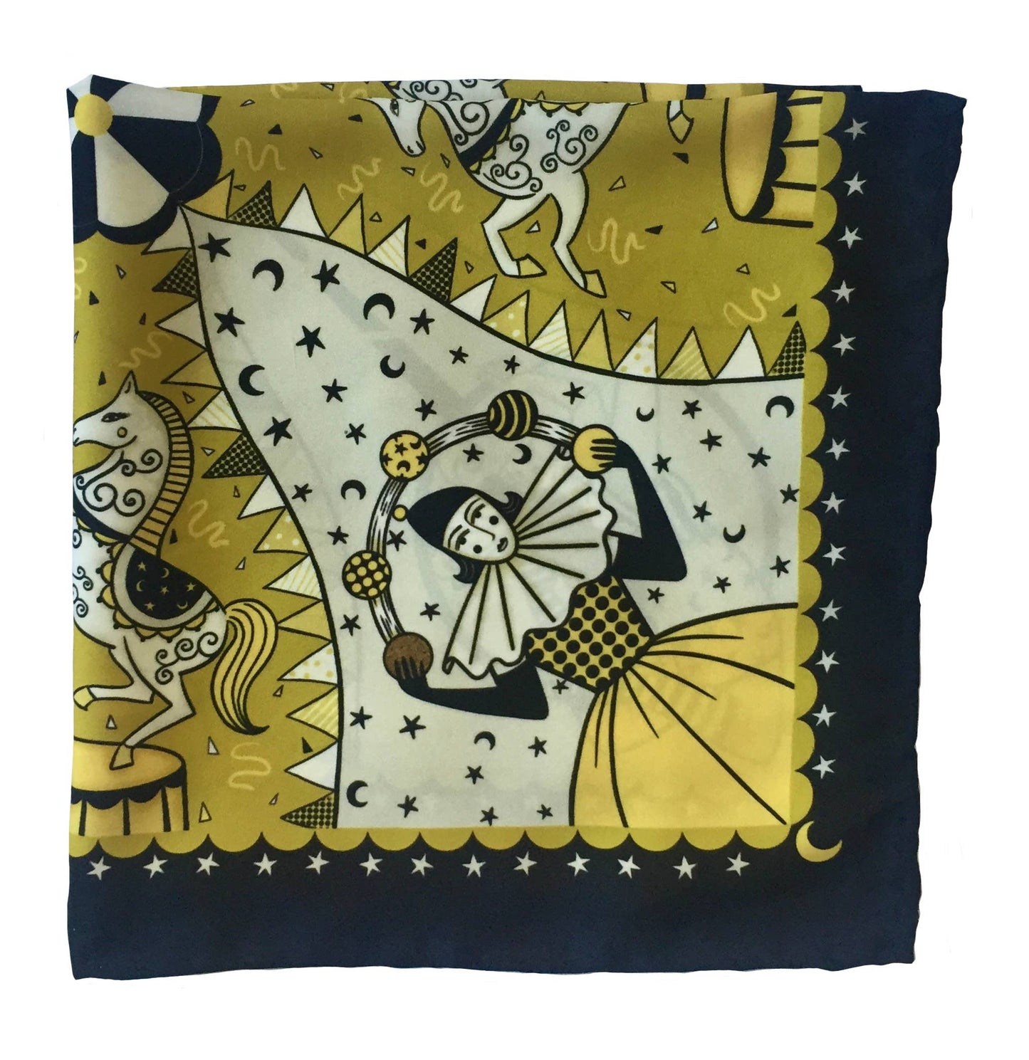 Night Circus Eco Unisex Pocket Square/Neckerchief