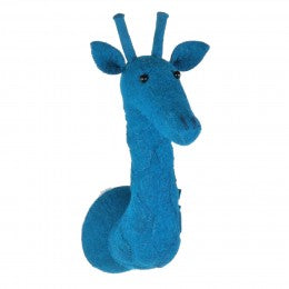 Colour Drench Giraffe Head Mini - Blue pre order