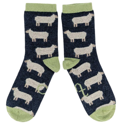 Men's Lambswool Ankle Socks 8-11 spot