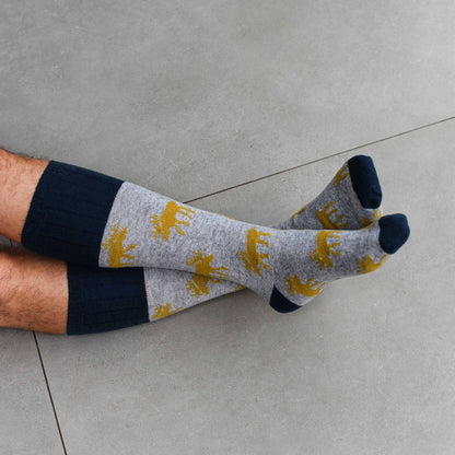 Men's Lambswool Boot / Long Socks