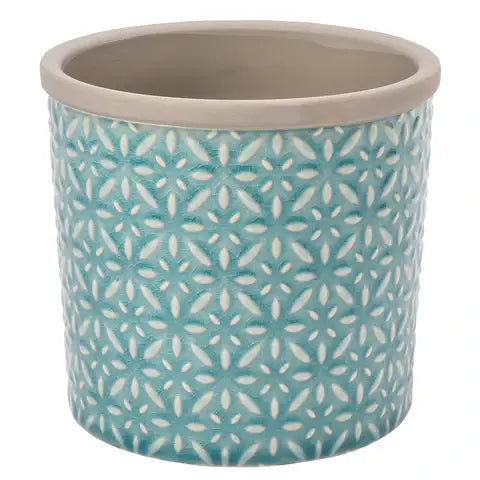 Glazed Pot - Tuscany Large Blue