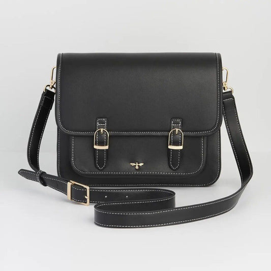 Fable Magical Mushrooms Black Satchel