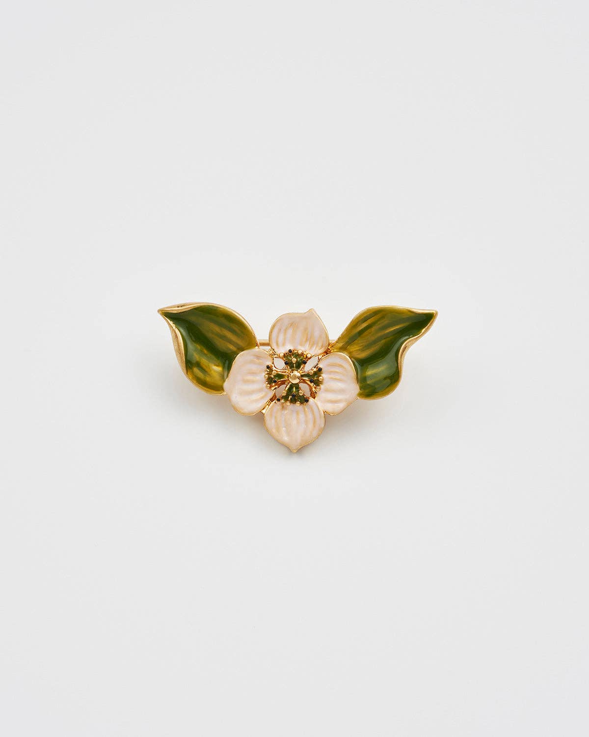 Poppy Anemone Enamel Brooch
