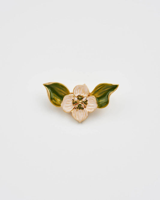Poppy Anemone Enamel Brooch