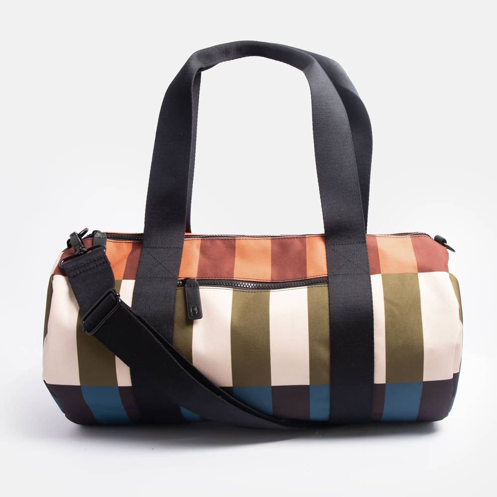 Stripe Barrel Gym Bag (22L)