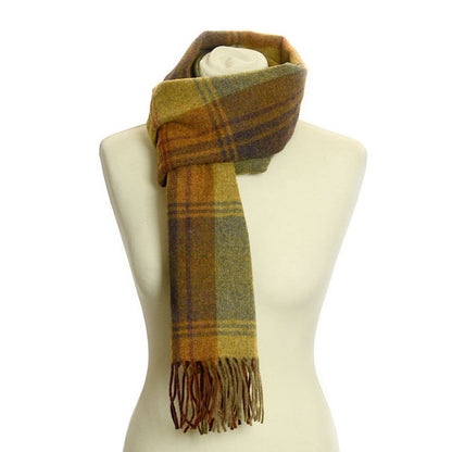Lambswool Country Check Scarf