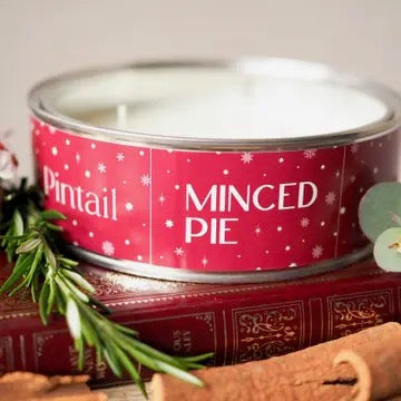 Warm Mince Pie Candle Tin 3 candle