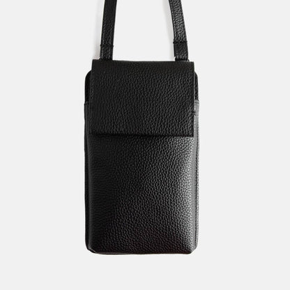 Black PU Phone Bag