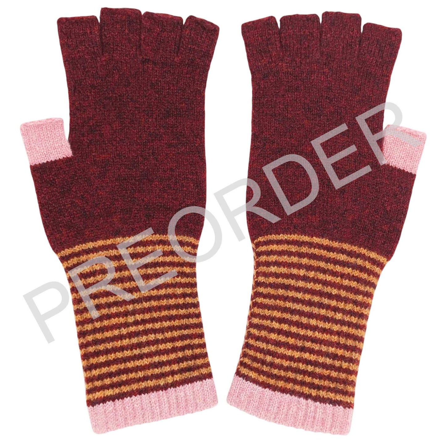 PREORDER - Women's Lambswool Fingerless Gloves