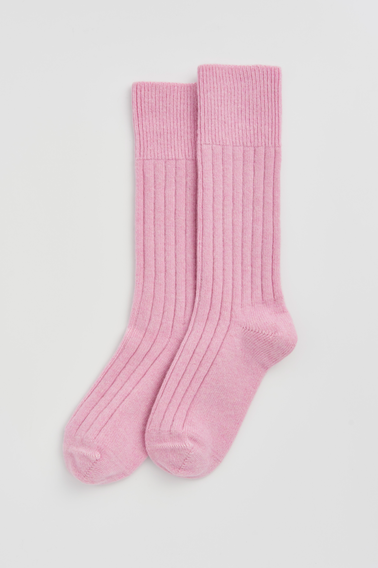 Sugar Pink Merino Bed Socks