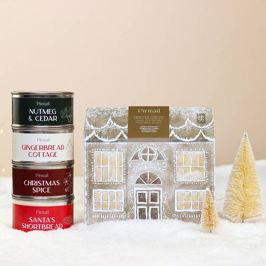 Gingerbread Cottage Gift Set I Christmas Gift  (Pack of 6)