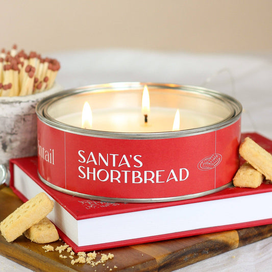 Santa's Shortbread Triple Wick Candle (Pack of 6)