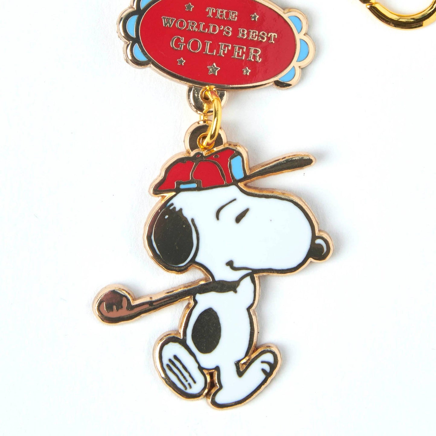 Peanuts World's Best Keyring Golfer