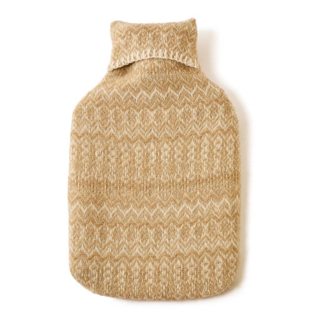 Fair Isle Pure New Wool Hot Water Bottle