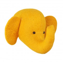 Colour Drench Elephant Head Mini - Yellow pre order