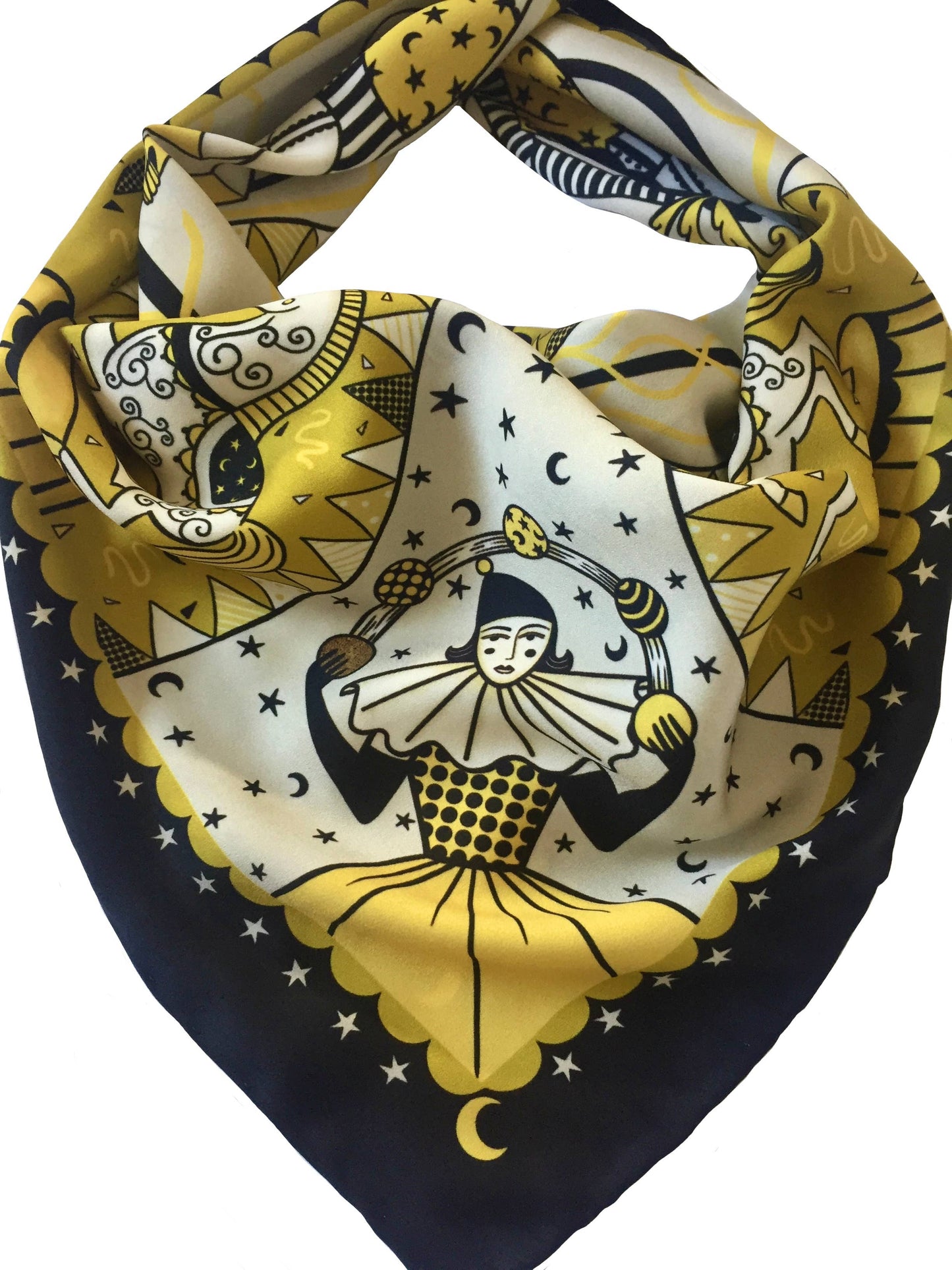 Night Circus Eco Unisex Pocket Square/Neckerchief