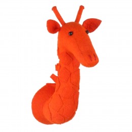 Colour Drench Giraffe Head Mini - Orange pre order