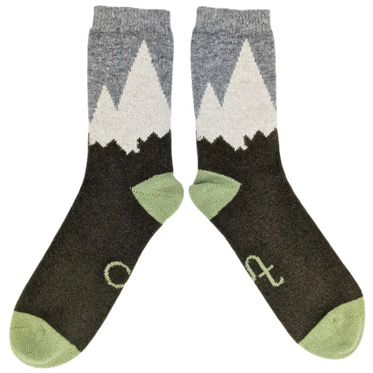 -Men's Lambswool Ankle Socks