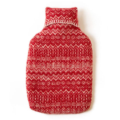Fair Isle Pure New Wool Hot Water Bottle