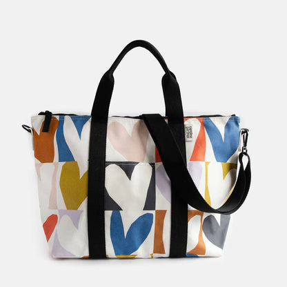 Multi Checkmate Heart Weekend Bag