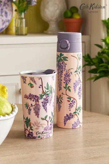 Cath Kidston Wisteria Stainless Steel Flask 450ml