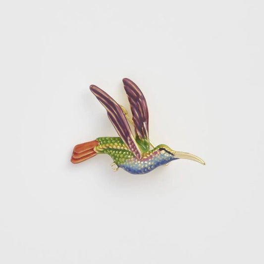 Hummingbird Brooch