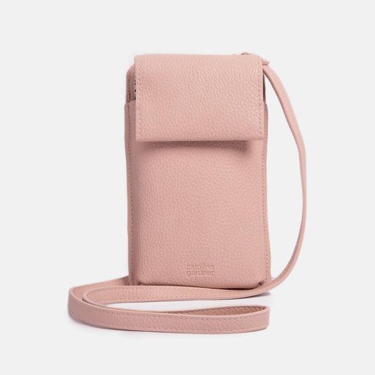 Pink PU Phone Bag