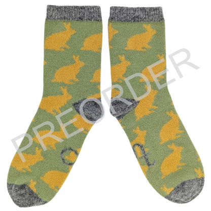 PREORDER - Women's Lambswool Ankle Socks
