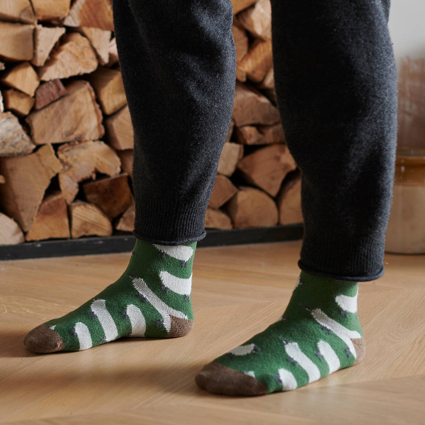 Men's Lambswool Ankle Socks