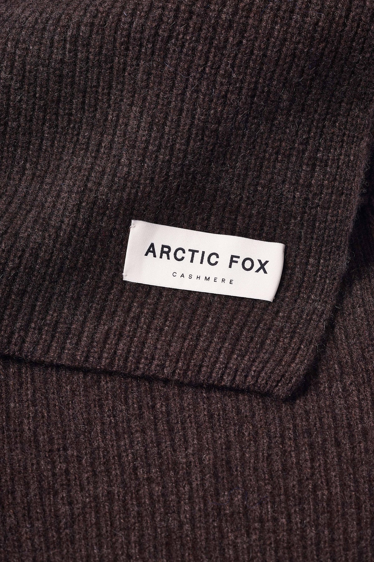 Cashmere Scarf - Chocolate Brown - AW26